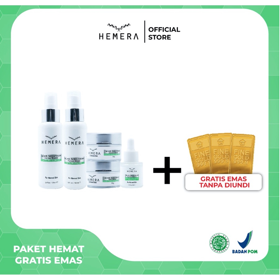 COMBO Hemera Paket  Skincare Infusion Glowing Acne Termurah Hemera Skincare Serum Animate Skincare Barrier Acne Glowing OFFICIAL