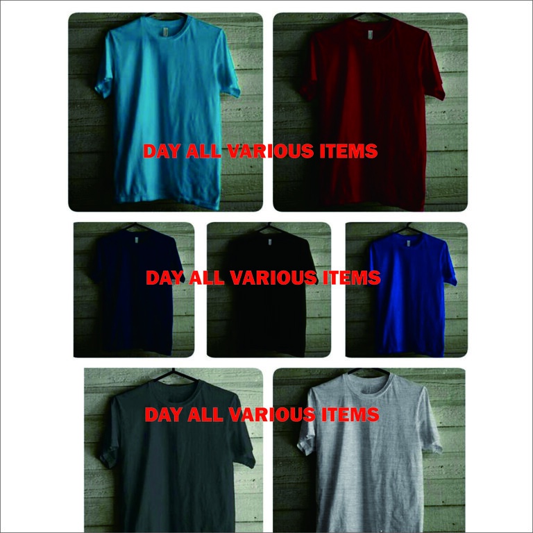 KAOS POLOS 30 S DISTRO BANDUNG