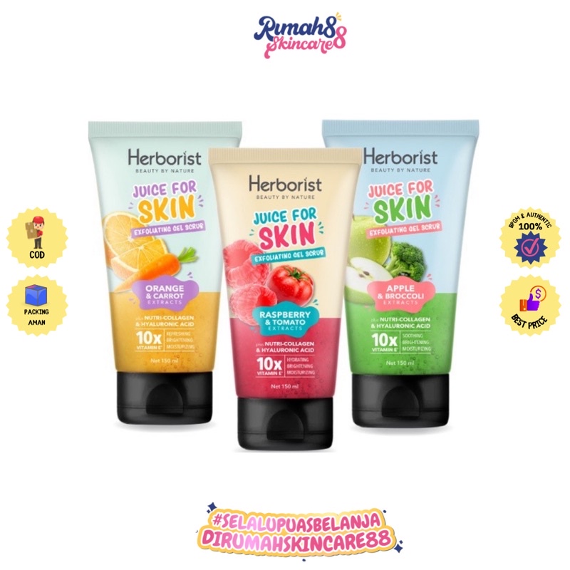 HERBORIST Juice For Skin Exfoliating Gel Scrub 150ml