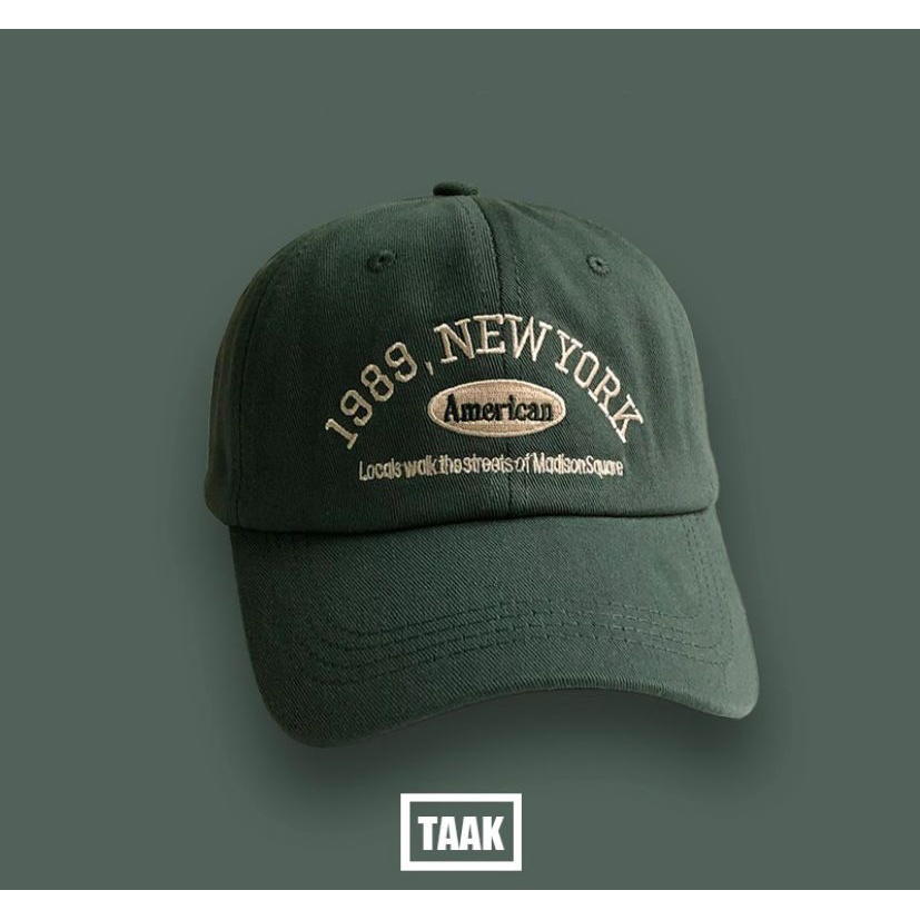 DUNIA FASHION ID Topi baseball pria distro caps 1989 NEWYORK terlaris kekinian