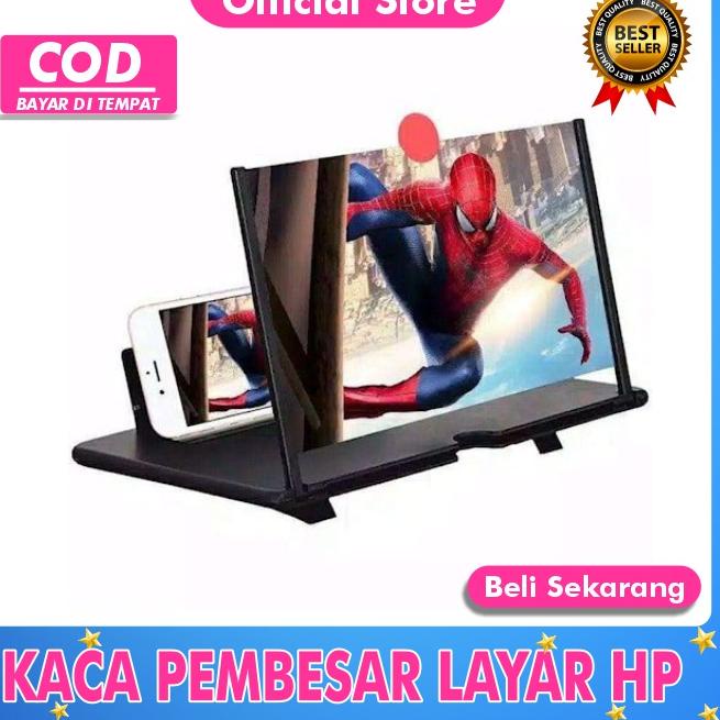 TRXp6P0b--alat pembesar tampilan layar hp proyektor mini portable untuk hp smartphone handphone andr