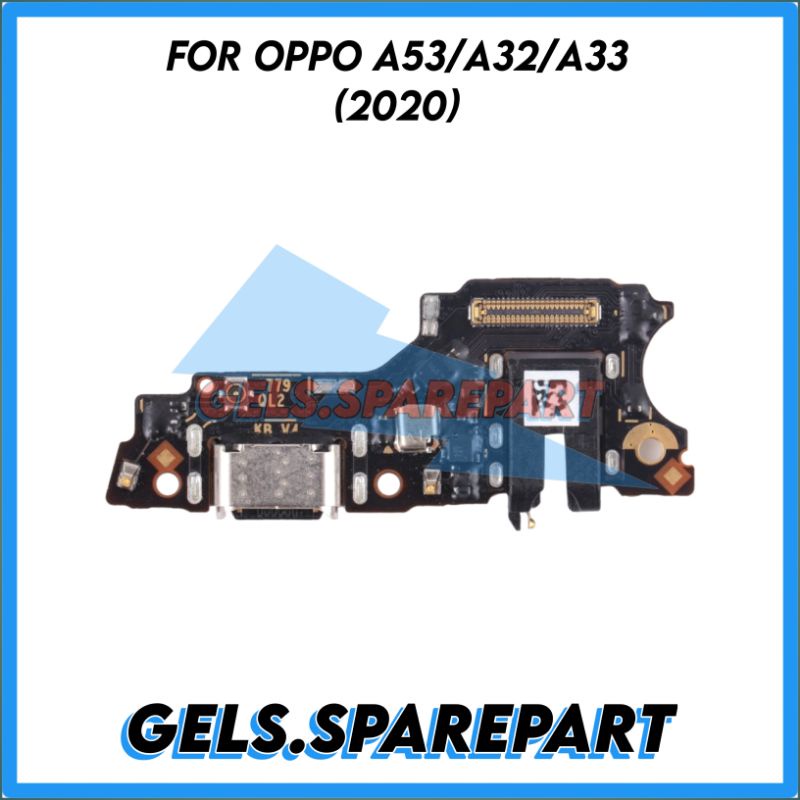 Flexible Board Connector Charger Papan Cas PCB Headset Hansfree Oppo A32 2020 / A32 2020 / A53 2020 