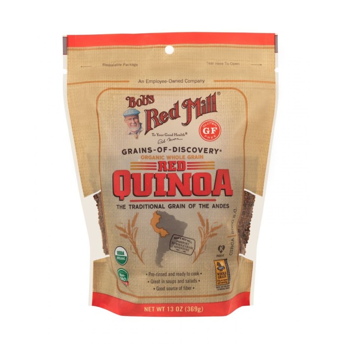 

Bob's Red Mill - Organic Red Quinoa Grain 368 g