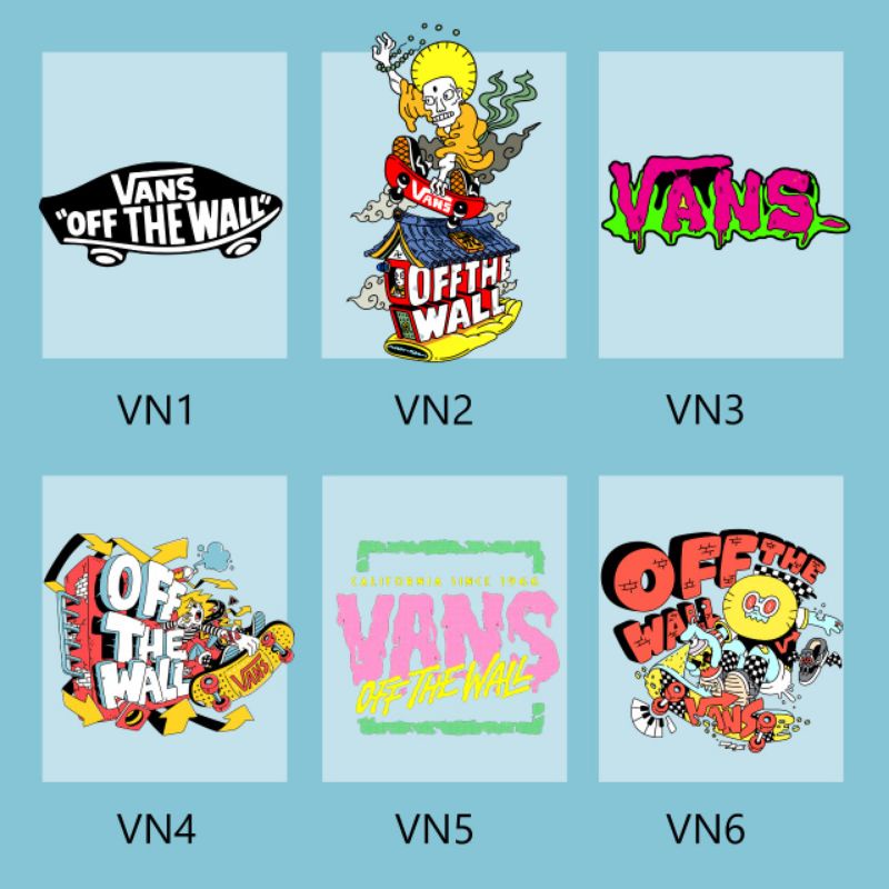 STICKER KAOS VANS KEREN STIKER KAOS MURAH STICKER VANS