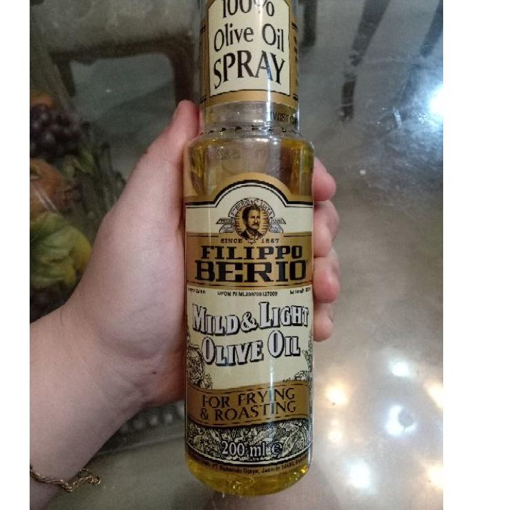 

10.10 Product HOT Filippo berio light olive oil spray 200ml minyak zaitun !!