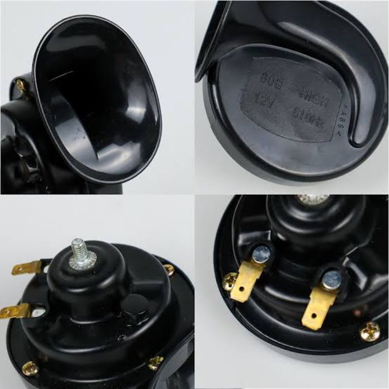 KLAKSON KEONG DOUBLE + RELAY MOCC ISI 2 PCS BISA UNTUK MOTOR DAN MOBIL