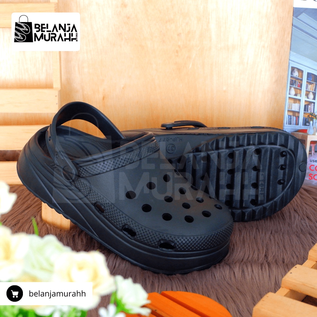Sandal Baim Wanita Crocs Classic Korean Style / Sandal Kodok wanita polos Anti slip Warna cantik
