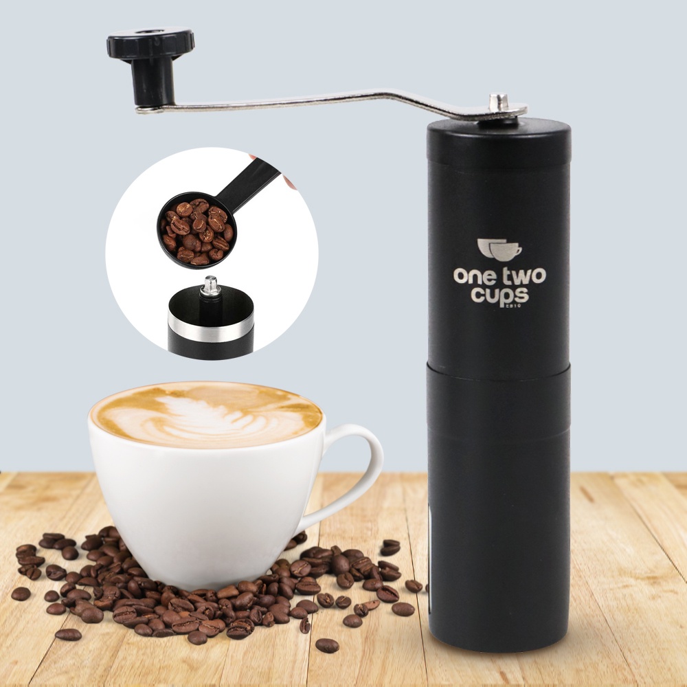 Alat Penggiling Kopi Manual Coffee Bean Grinder - E810 - 7RHA51BK Black