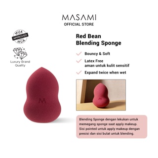 Image of thu nhỏ Masami Red Bean Blending Sponge Latex Free / Beauty Blender #0
