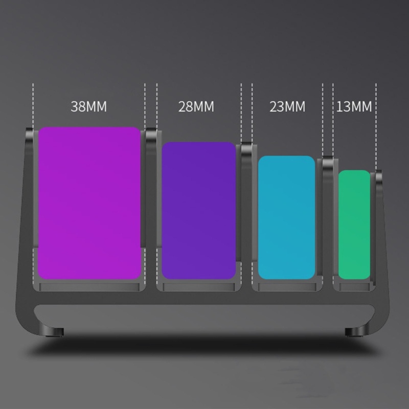 Zzz Stand Holder Laptop Vertikal 4 Slot Untuk Gaming