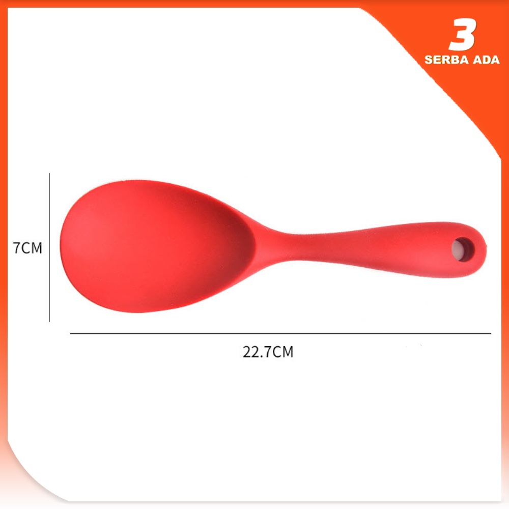 Sendok Nasi Anti Lengket Tahan Panas / Sendok Nasi Silikon / Sendok Nasi Silicon / Centong Nasi Anti Lengket / Centong Nasi Souvenir / Centong Nasi Silikon