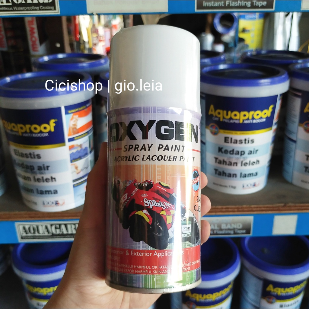 Cat Semprot OXYGEN 940 White | pylox | diton | Spray paint | cat spray putih