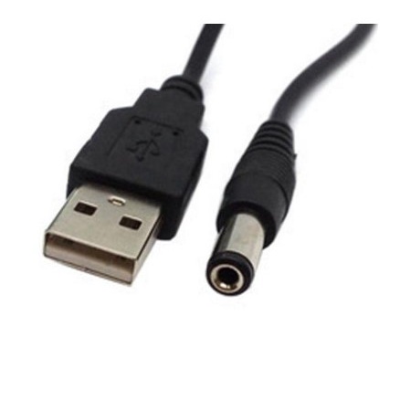 KABEL USB 5V TO DC 5.5MM X 2.1MM / 5.5MMX2.1MM / KABEL POWER