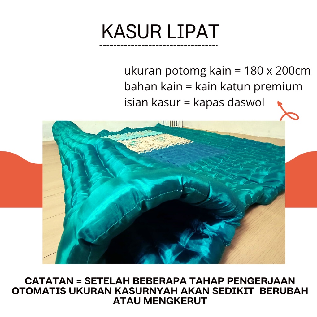 kasur lipat jumbo 180cm x 200cm | kasur lantai palembang | kasur gulung