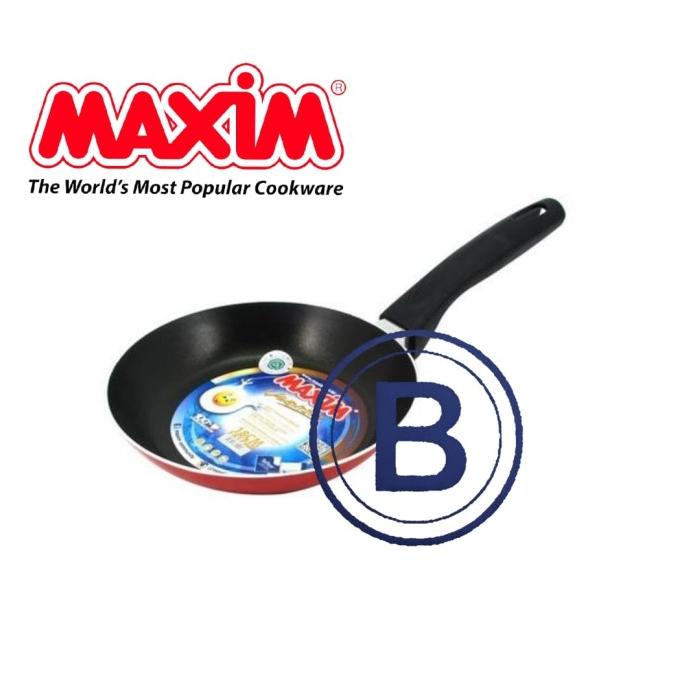 BISA COD MAXIM VALENTINO NONSTICK FRYPAN/WAJAN GG SATU TEFLON (12cm - 26cm) /PERALATAN MASAK SET/PAN