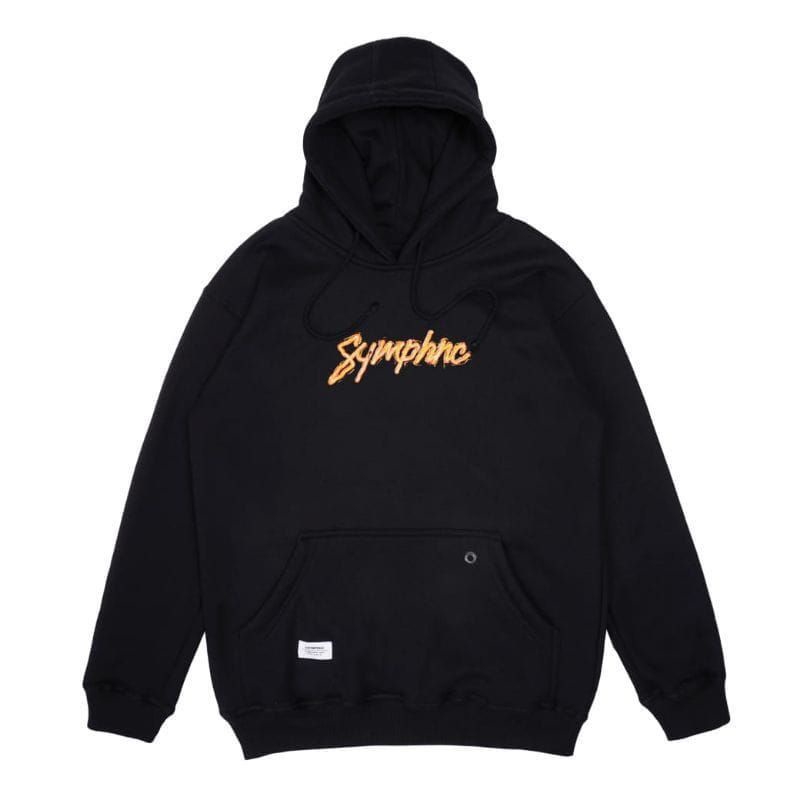 HOODIE SYMPHONIC LEGEND TINY YELLOW - BLACK