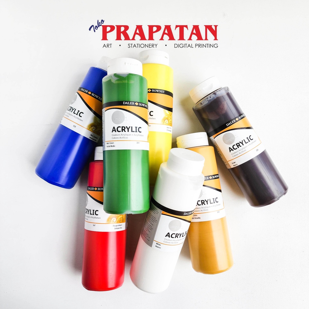 

Cat Akrilik Daler Rowney Simply 750ml Acrylic Paint SF6