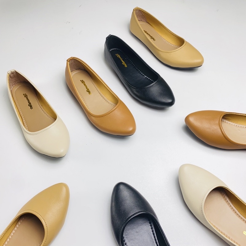 PROMO MURAH !!! Ramage Flat Shoes Sepatu Wanita Polos  HS-01