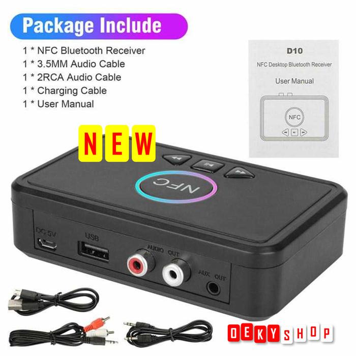 Stereo Audio NFC Bluetooth Receiver 5.0