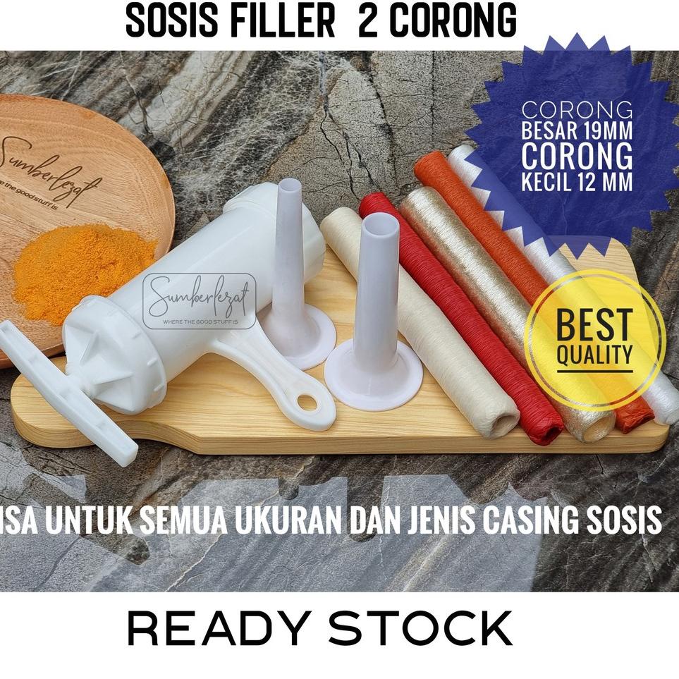 

dtkz361 16.55 mm CLEAR - Casing Selongsong Sosis Kolagen Collagen Edible Halal ✶ 42