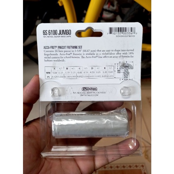 FRET GITAR FRET BASS DUNLOP FRETWIRE DUNLOP SERI 6230 6100 6000 MEDIUM JUMBO EXTRA JUMBO EKSTRA JIM DUNLOP