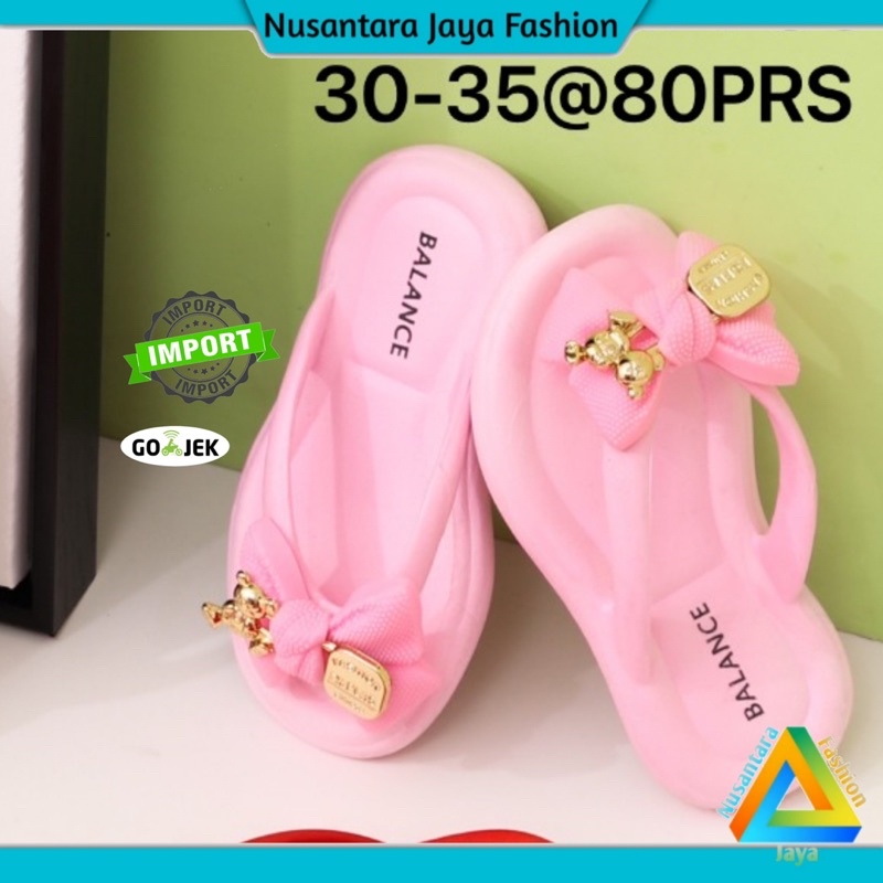 30-35 Sandal Anak Perempuan Jepit Pita Balance 8001 9001