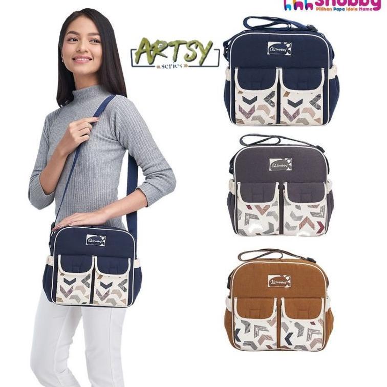 GNB.18Oc22ᴾ ◦ TAS BAYI SNOBBY BABY SMALL TAS POPOK BAYI TAS PERLENGKAPAN BAYI DIAPER BAG SNOOBY MURA