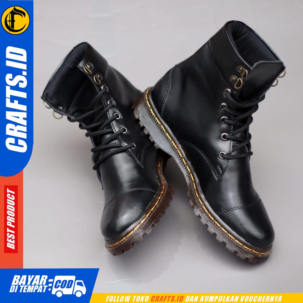 CRAFTS hayley - Sepatu Loafer Docmart Low Boots Wanita