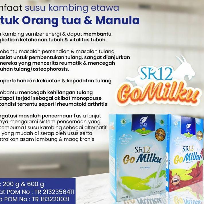 

COD✔️Go milku sr12 susu kambing etawa murni bubuk|RA3