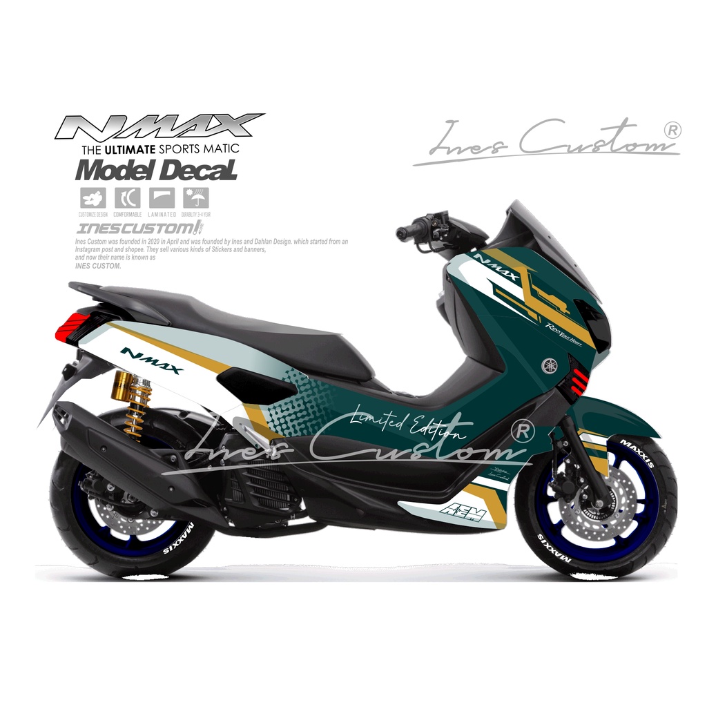 DECAL NMAX STIKER NMAX SIMPLE CONCEPT