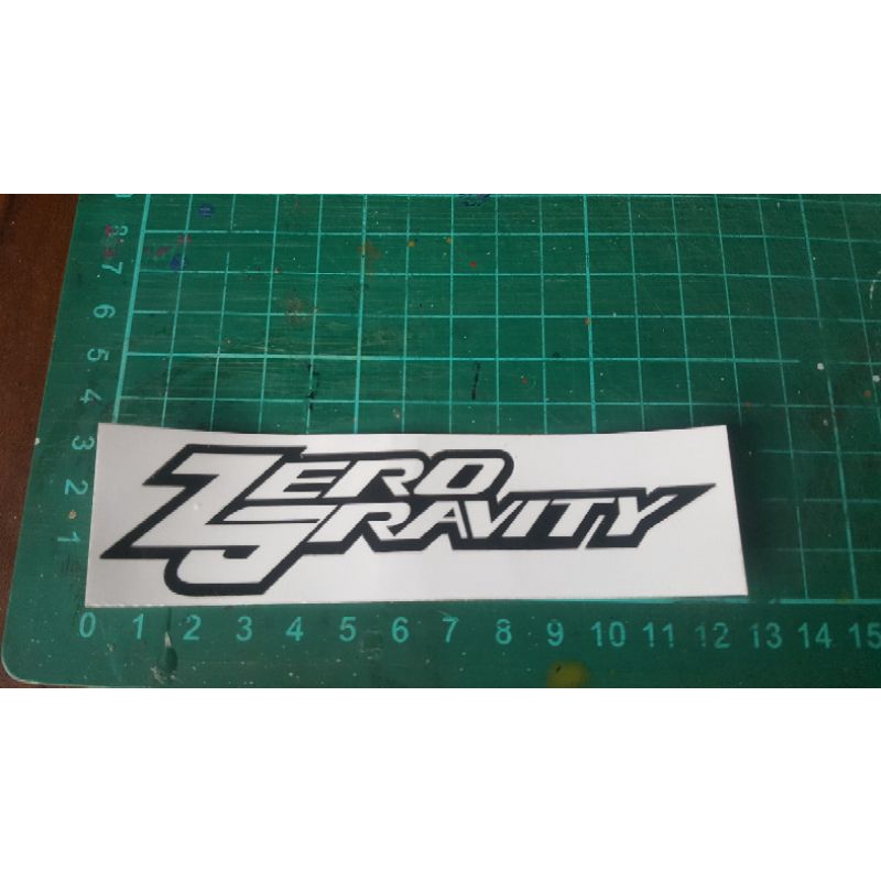 

sticker vynil Zero gravity