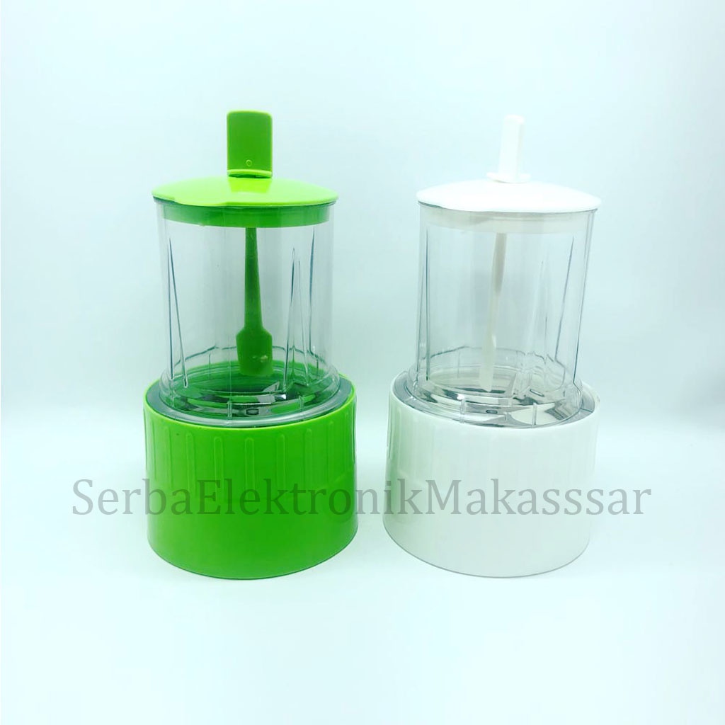 Mounting Blender Bumbu Chopper Miyako Wet Mill Gelas Mika Set