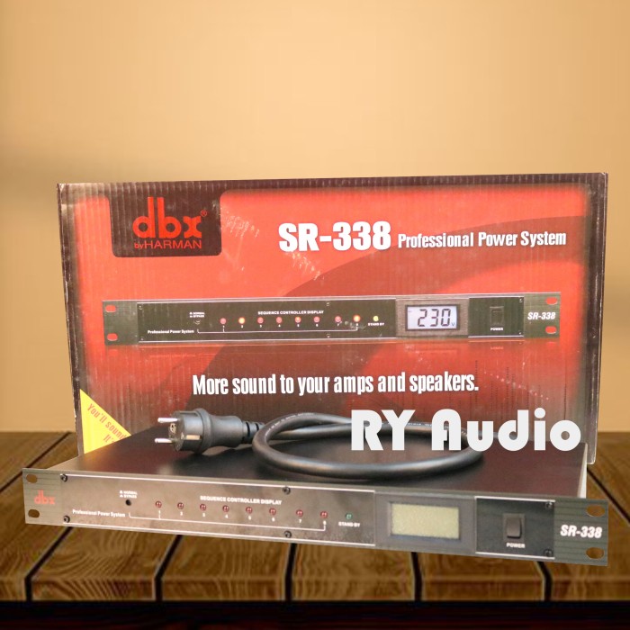 POWER SQUENCER CONTROLLER DBX SR 338/DBX SR338 ( POWER DISTRIBUTOR )
