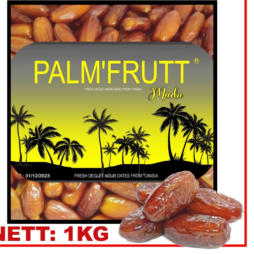 

BAYAR DITEMPAT✔️[NEW] KURMA MADU TUNISIA 1KG [kemasan box mika]|RA7