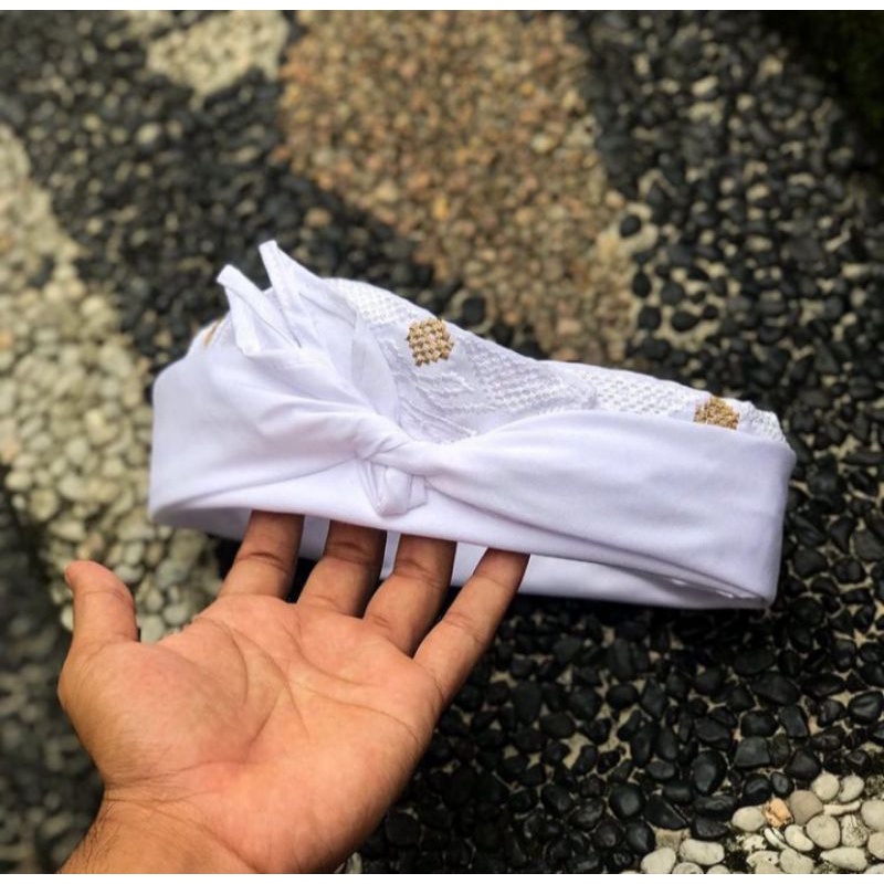 udeng bordir sibakan, udeng sibakan nayah