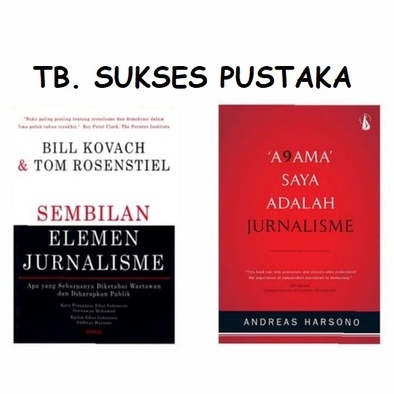 BUKU AGAMA SAYA ADALAH JURNALISME - ANDREAS HARSONO [ORIGINAL]