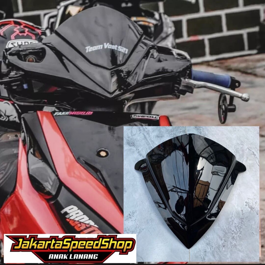 VISOR HONDA VARIO 110 TECHNO WINSHIELD VARIO 110 KARBU LAMA