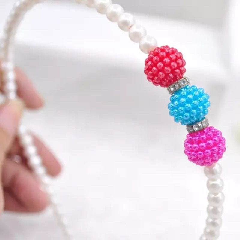 bando korea pearl / bandana korea / bando korea mutiara