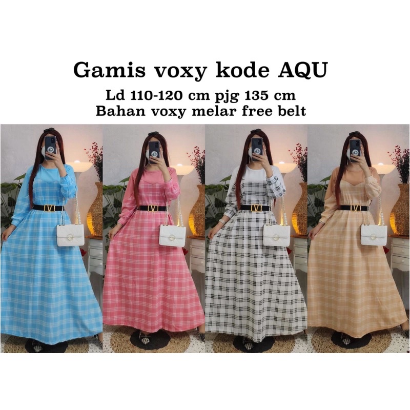 Gamis voxy kode AQU