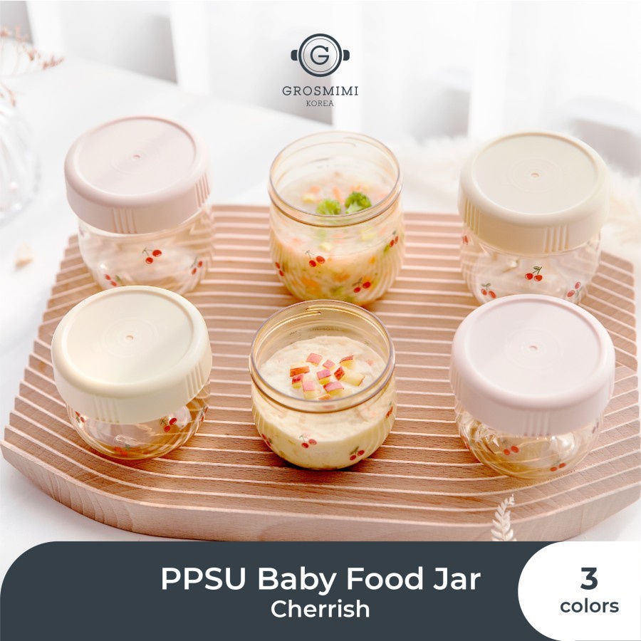 GROSMIMI PPSU Baby Food Jar