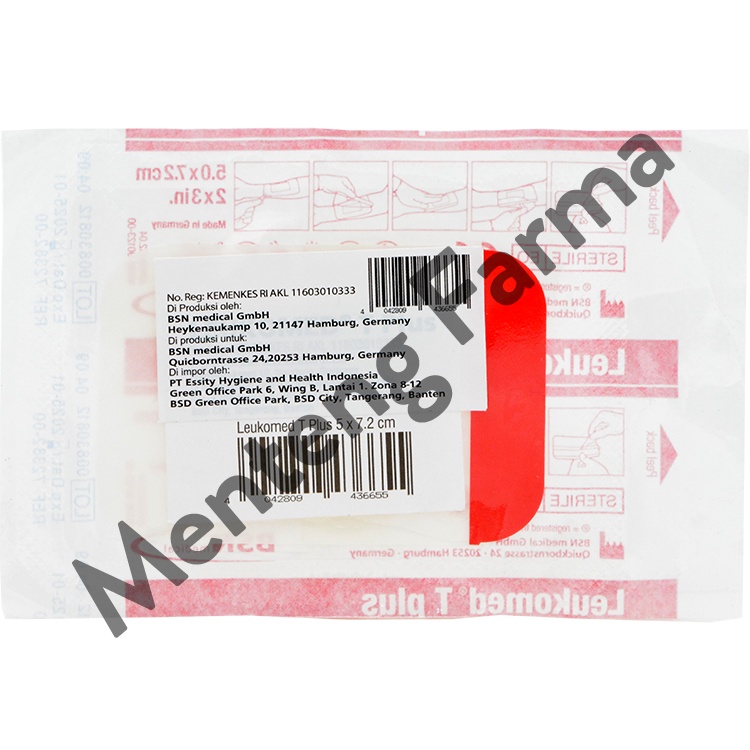 Leukomed T Plus Plaster Steril 5 CM x 7.2 CM - Plaster Luka Tahan Air