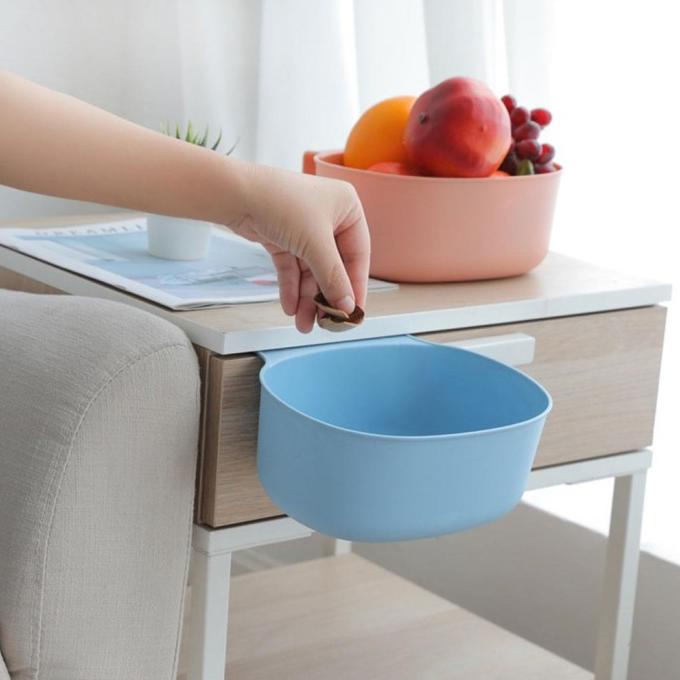 Tempat Sampah Model Gantung Warna Biru Untuk Dapur