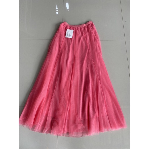 youngmoodis pelangi rok tutu 3 lapis full furing tile halus ori import