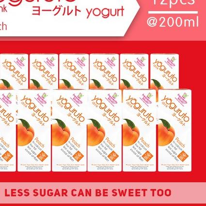 

HOT Product Yogurt Heavenly Blush Yoguruto Peach [12Px200ml] murah