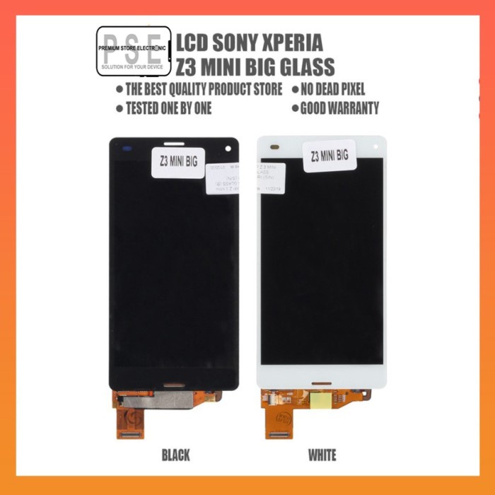 LCD Xperia Z3 Mini Original Fullset Touchscreen Garansi 1 Bulan