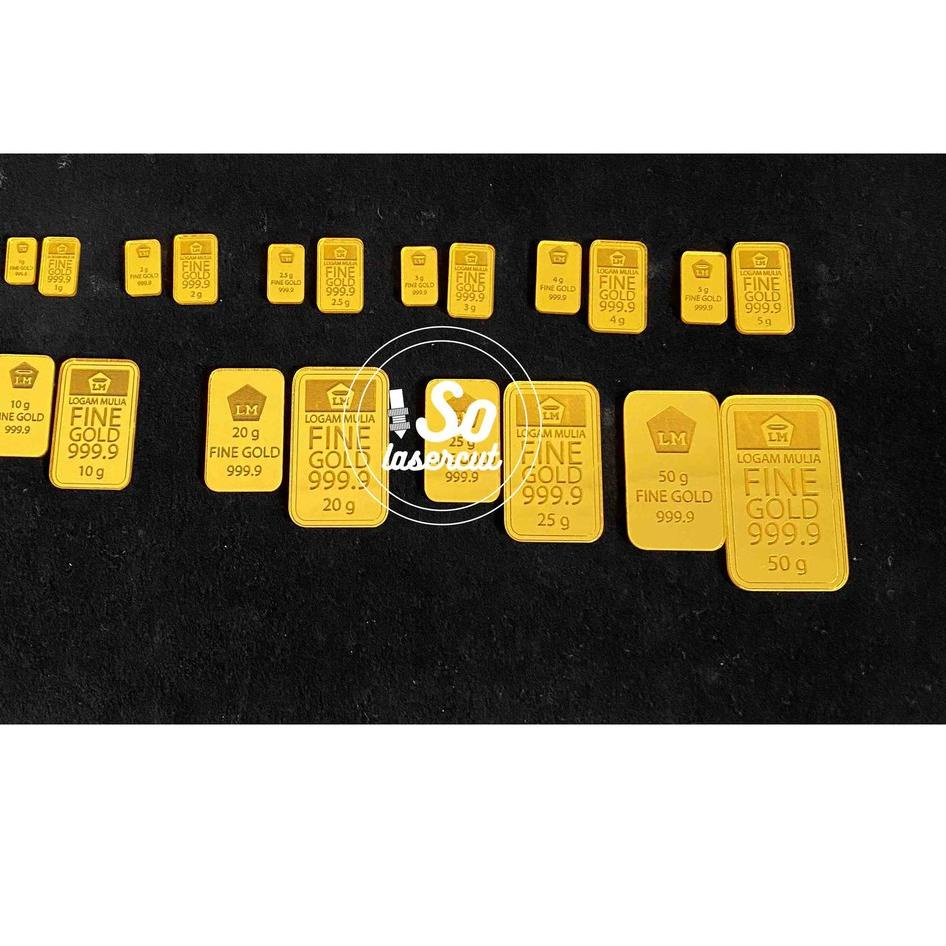 (wzgx -27) Replika LM - Logam Mulia 20gram - 100 gram Untuk Mahar - Mahar dtmp150