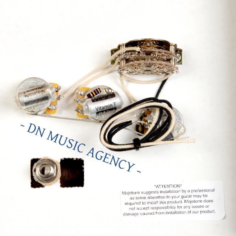 wiring set potensio kapasitor mojotone Stratocaster HSS original prewired gitar