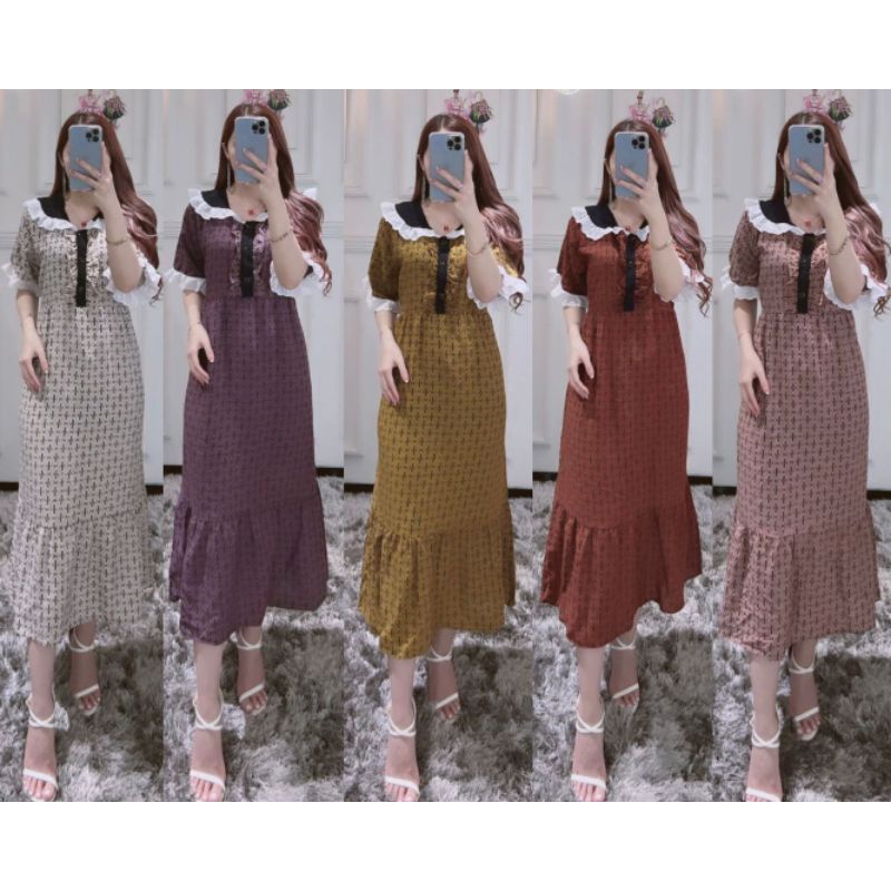 DRESS WANITA TERBARU|MARION DRESS|BAJU DRESS WANITA TERBARU|DASTER WANITA KEKINIAN|DRESS RAYON|BAJU 