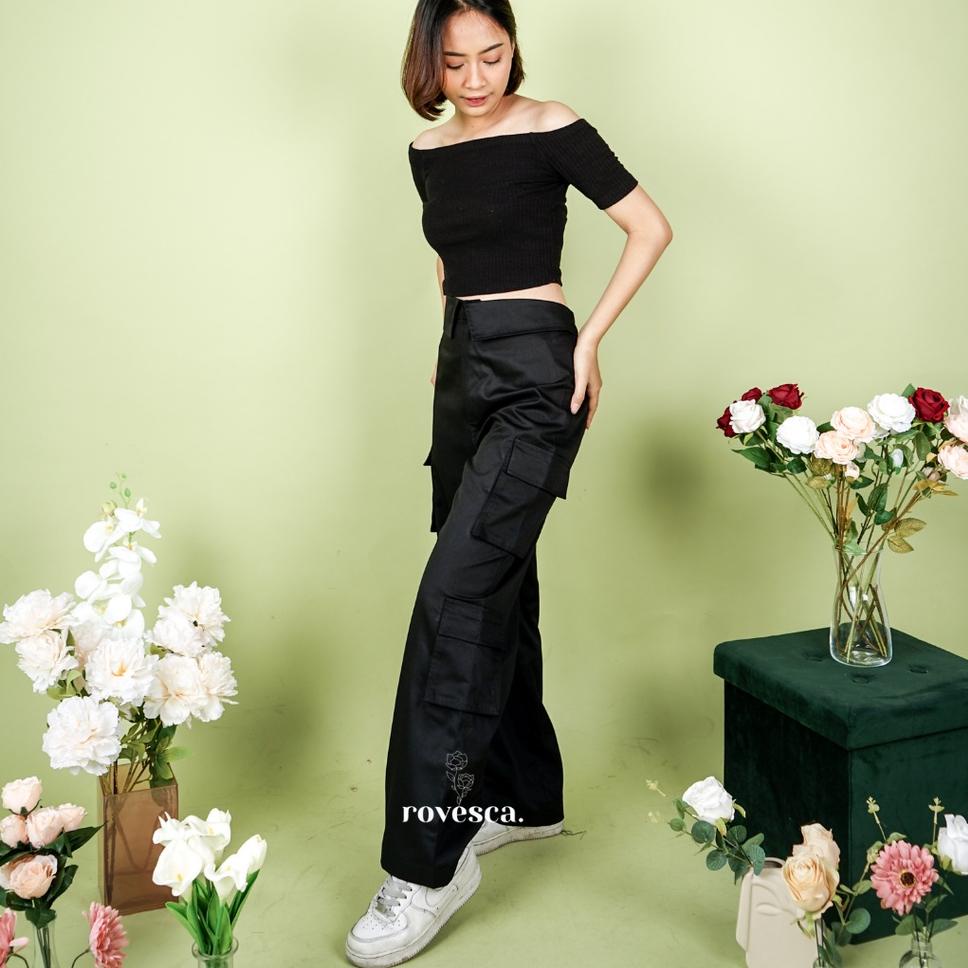 Ready ROVESCA - YERI CARGO PANTS / Celana Kargo Double Saku