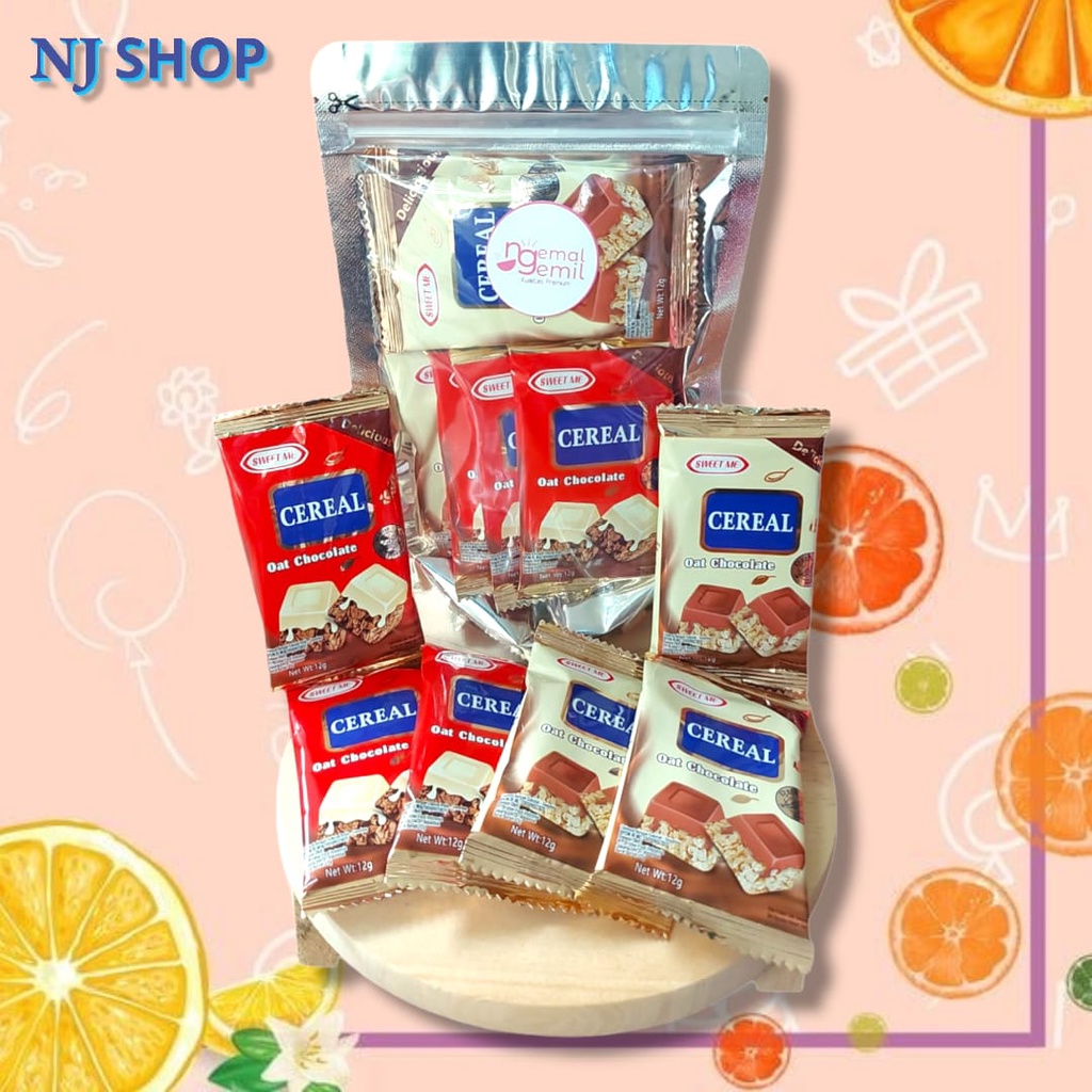 

[Snack Original] - Cereal Oat With Dark & White Chocolate Mix 2in1 Sereal Toping Coklat Kualitas Premium